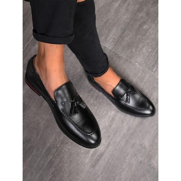 Tassels Decor Flat Loafers