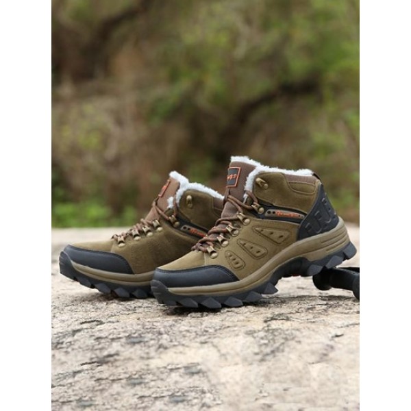 Fleece-lined Outdoor Climbing Shoes