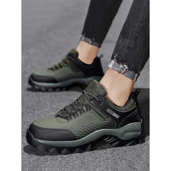 Outdoors Hiking Chunky Style Sneakers