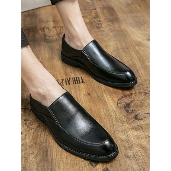 Slip On Business Faux Leather Shoes