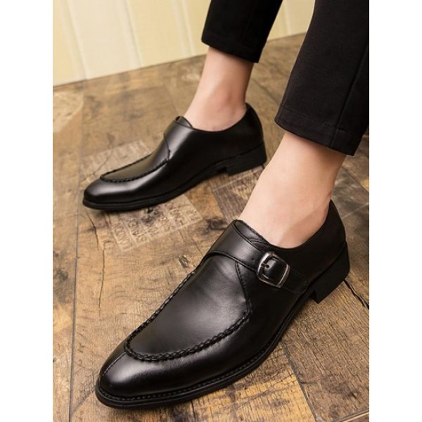 Slip On Embossed Faux Leather Shoes