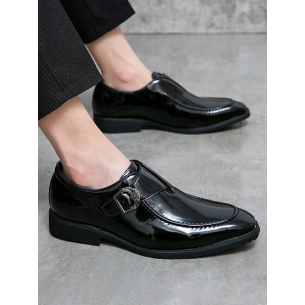 Buckle Detail Low Top Loafers Shoes