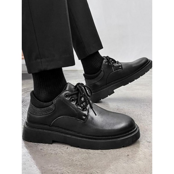 Minimalist Lace Up Front Oxford Shoes