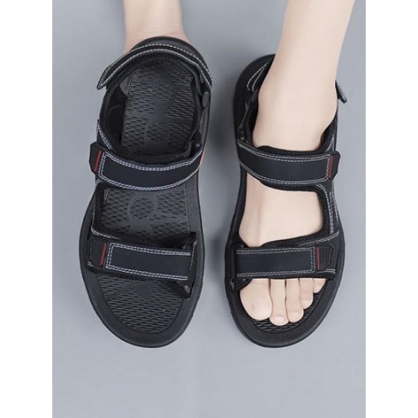 Hook-and-loop Fastener Casual Sandals