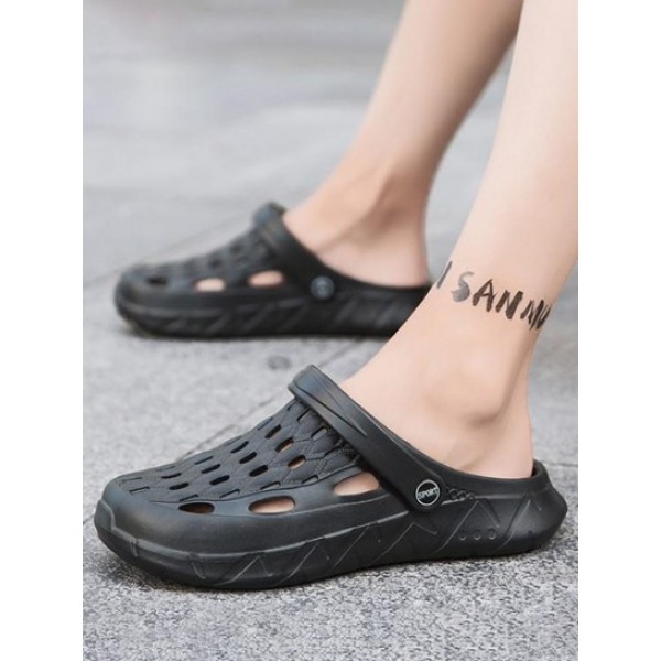 Hollow Out Slingback Casual Sandals