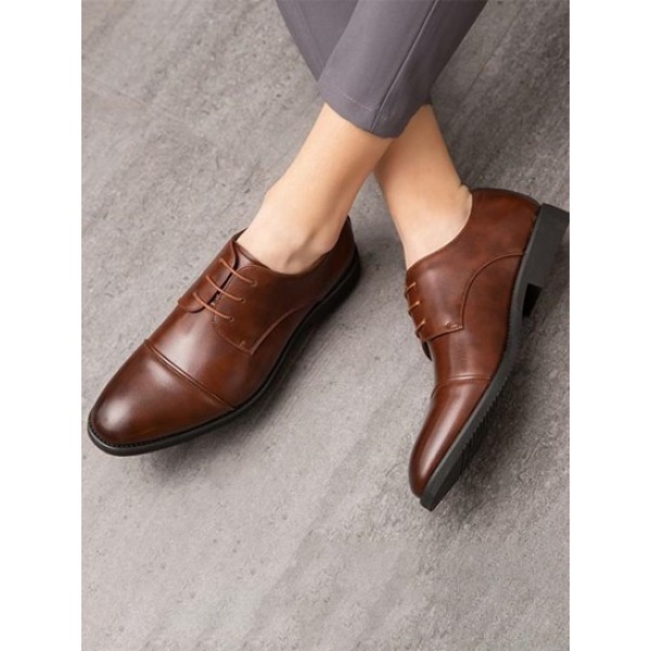 Lace-up Front Formal Business Shoes