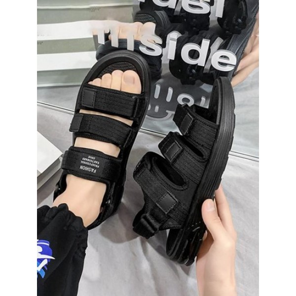 Hook And Loop Breathable Sandals