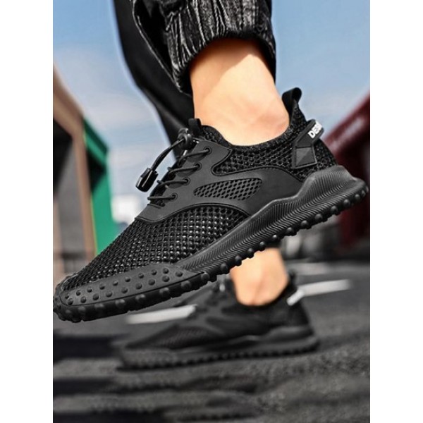 Summer Mesh Drawstring Breathable Shoes