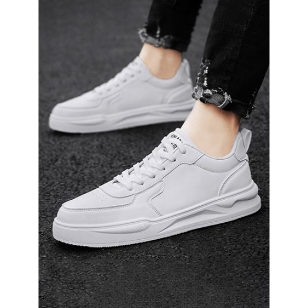 Letter Printed Low-top Casual Board Shoes