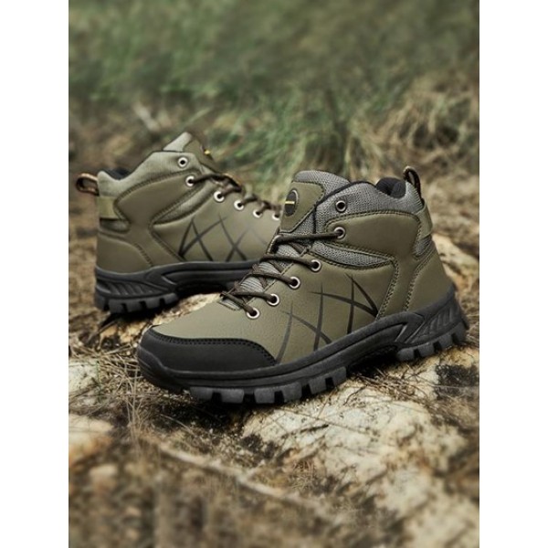 Lace-up Front Outdoor High-top Climbing Shoes