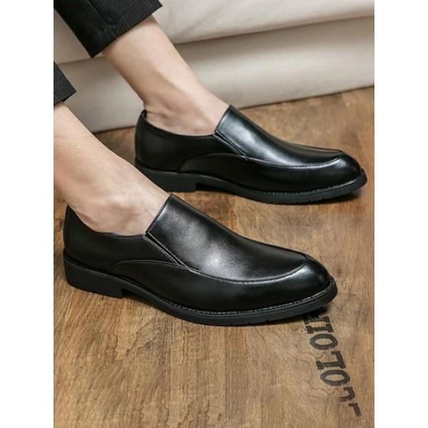 Slip On Business Faux Leather Shoes