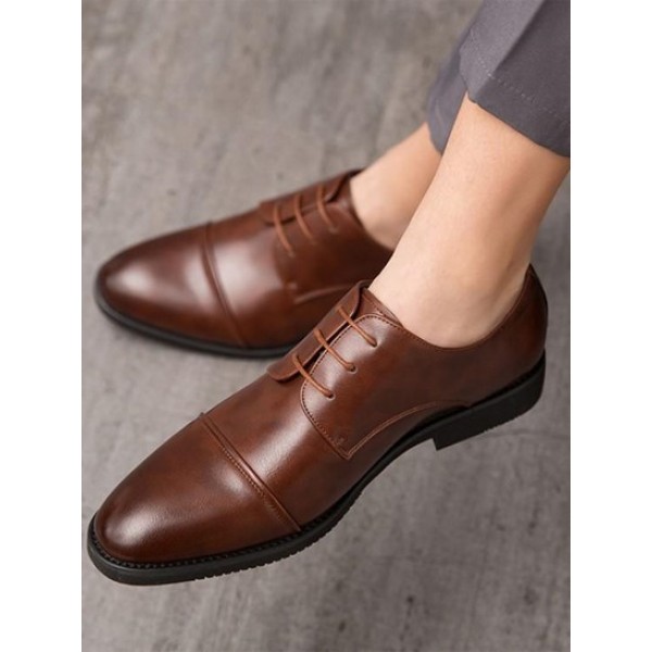 Lace-up Front Formal Business Shoes