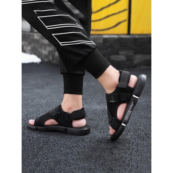 Mesh Breathable Buckle Strap Sandals